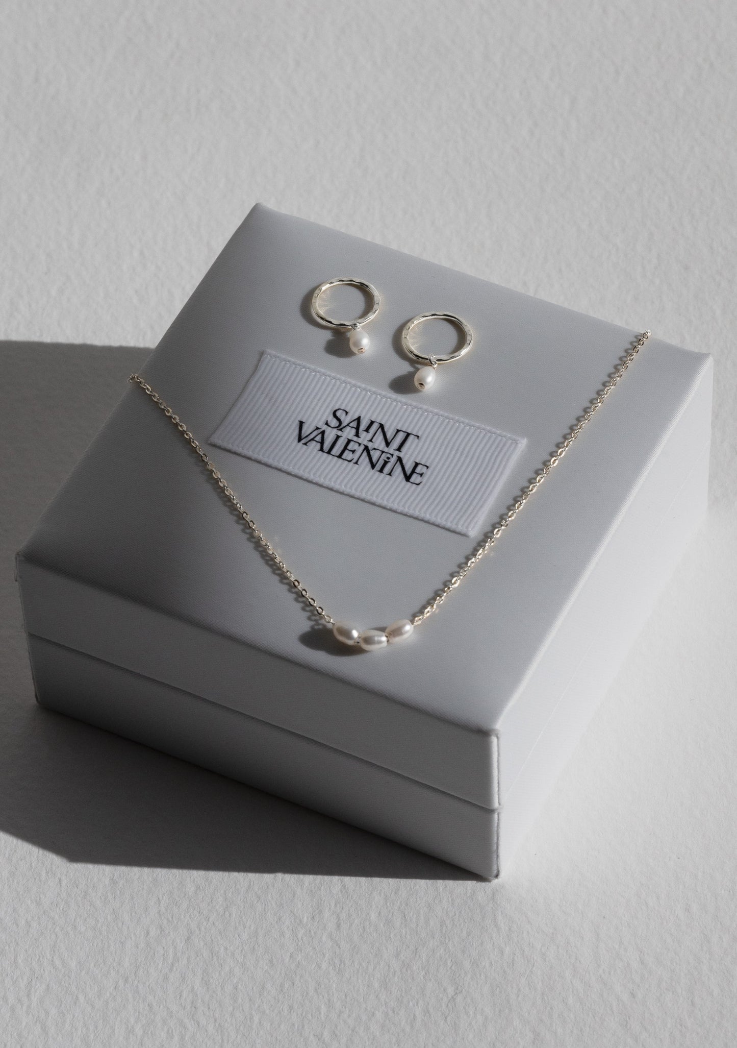 The Mini Pearl Duo Set - Silver