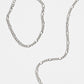 Figaro Chain Bracelet - Silver
