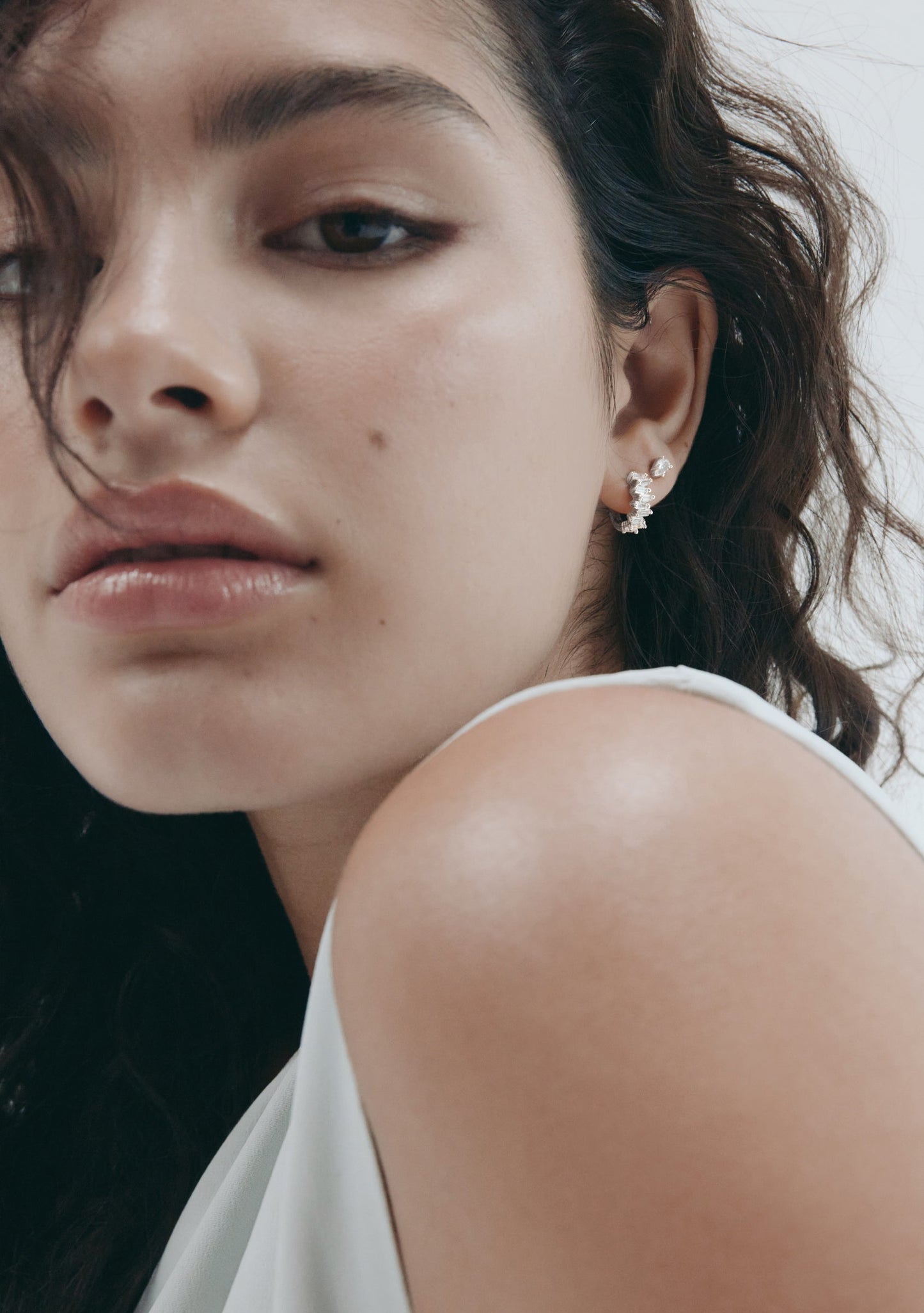 Valentine Flat Back Studs - Silver