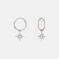 North Star Mini Hoops - Silver