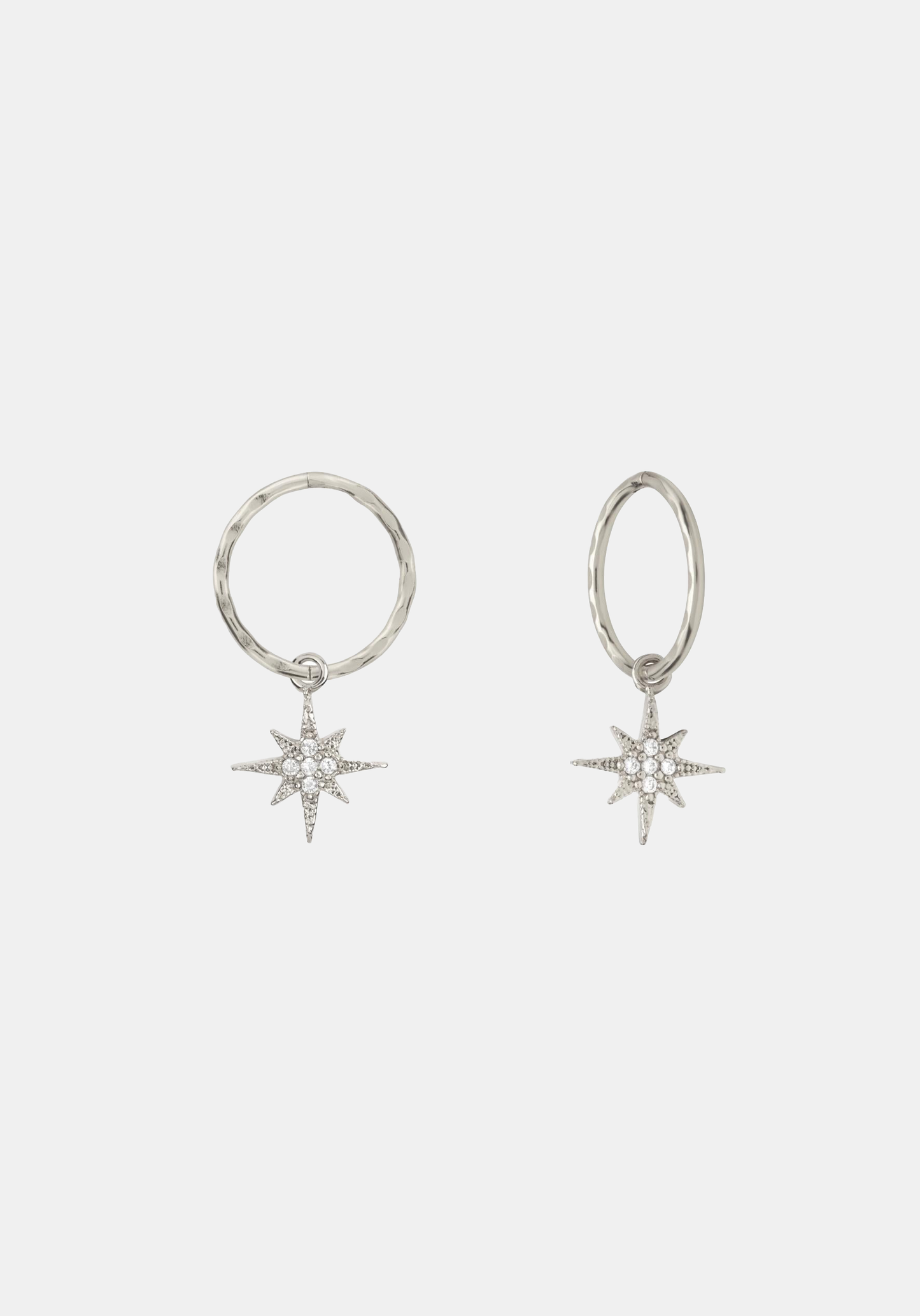 North Star Mini Hoops - Silver