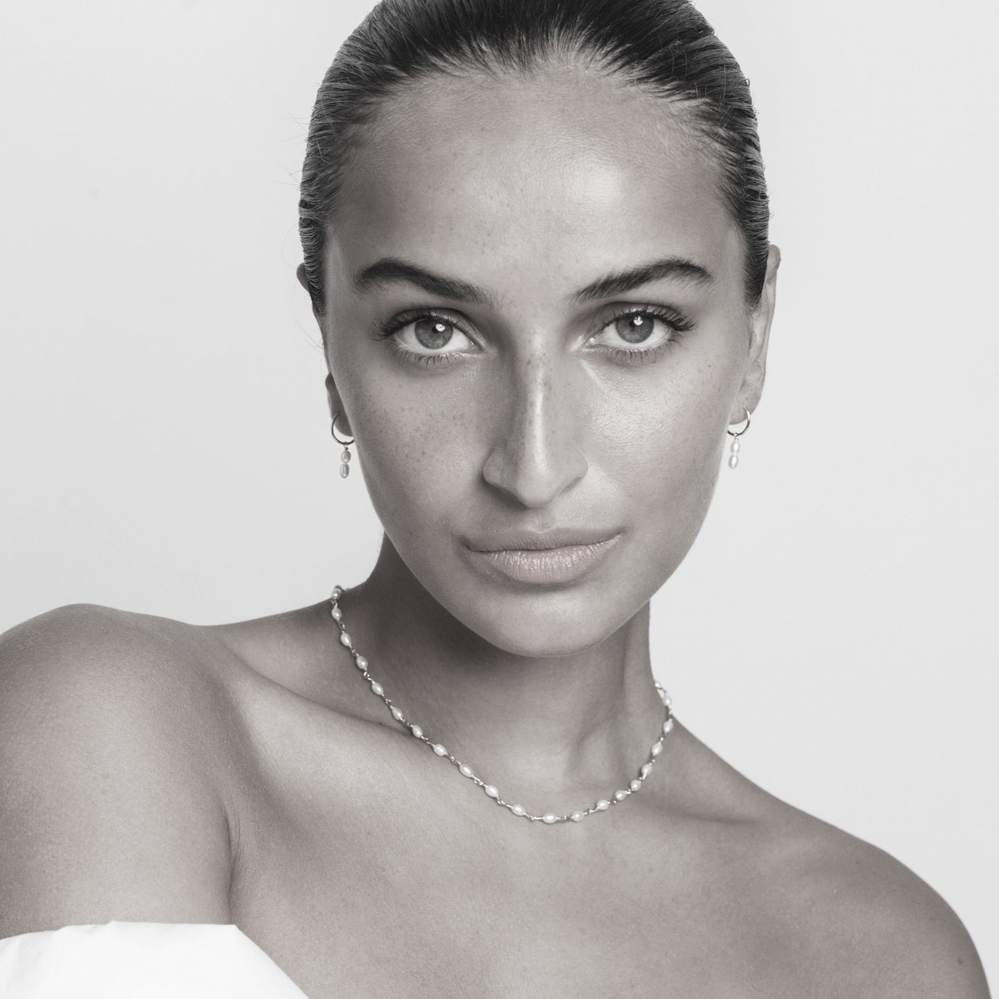 Perla Necklace - Silver