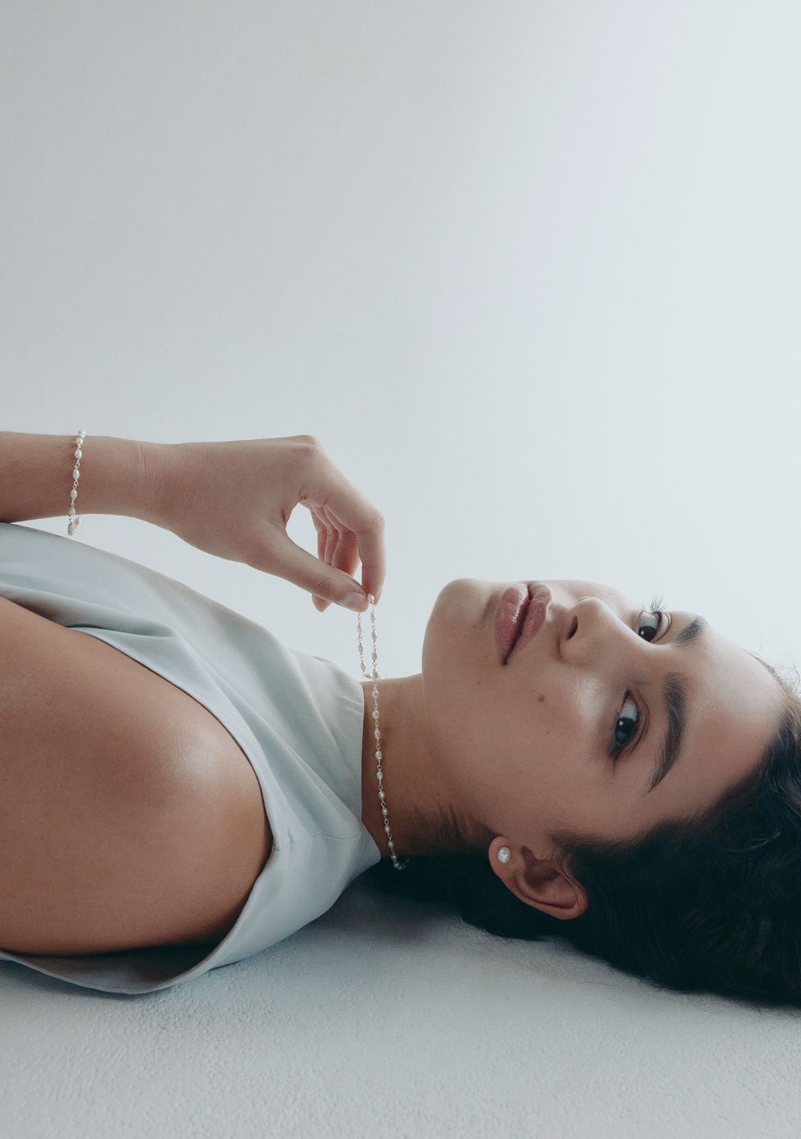 Perla Necklace - Silver