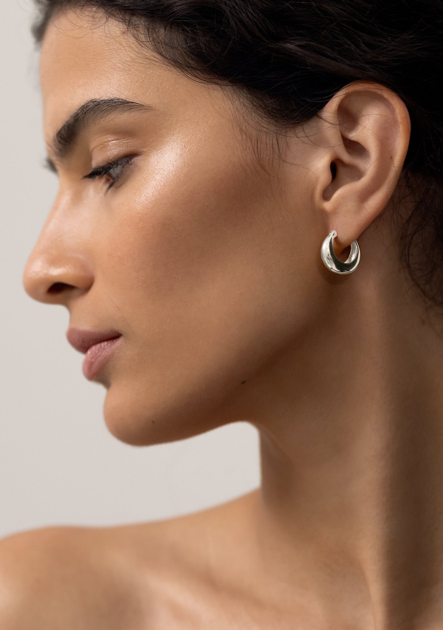 Positano Hoop - Single - Silver