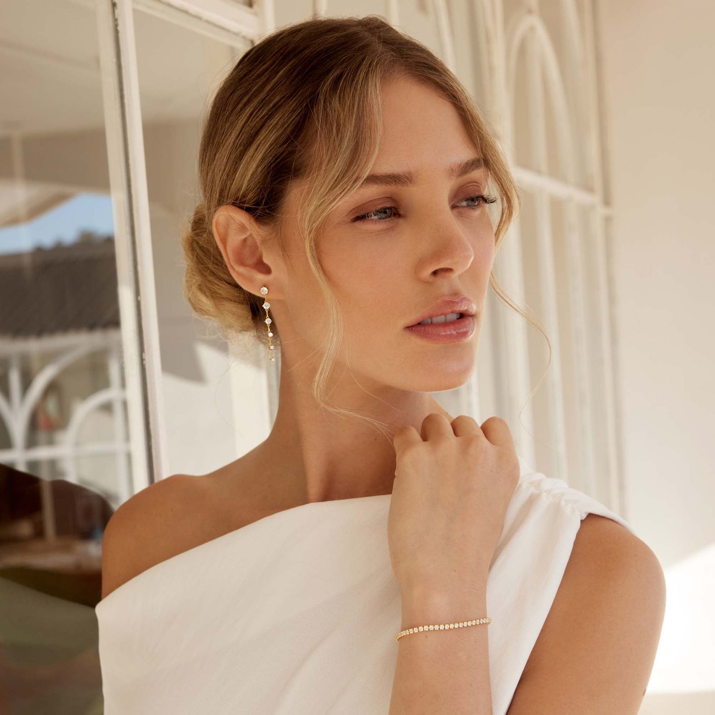 Aspen Tennis Bracelet - Gold