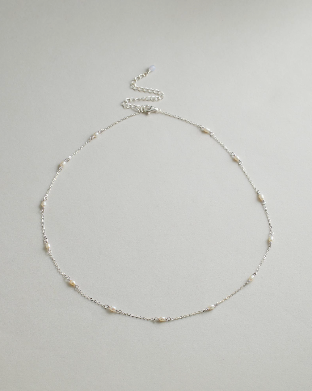 Something Blue Necklace - Silver