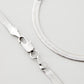 Sphinx 3mm Snake Chain Necklace - Silver