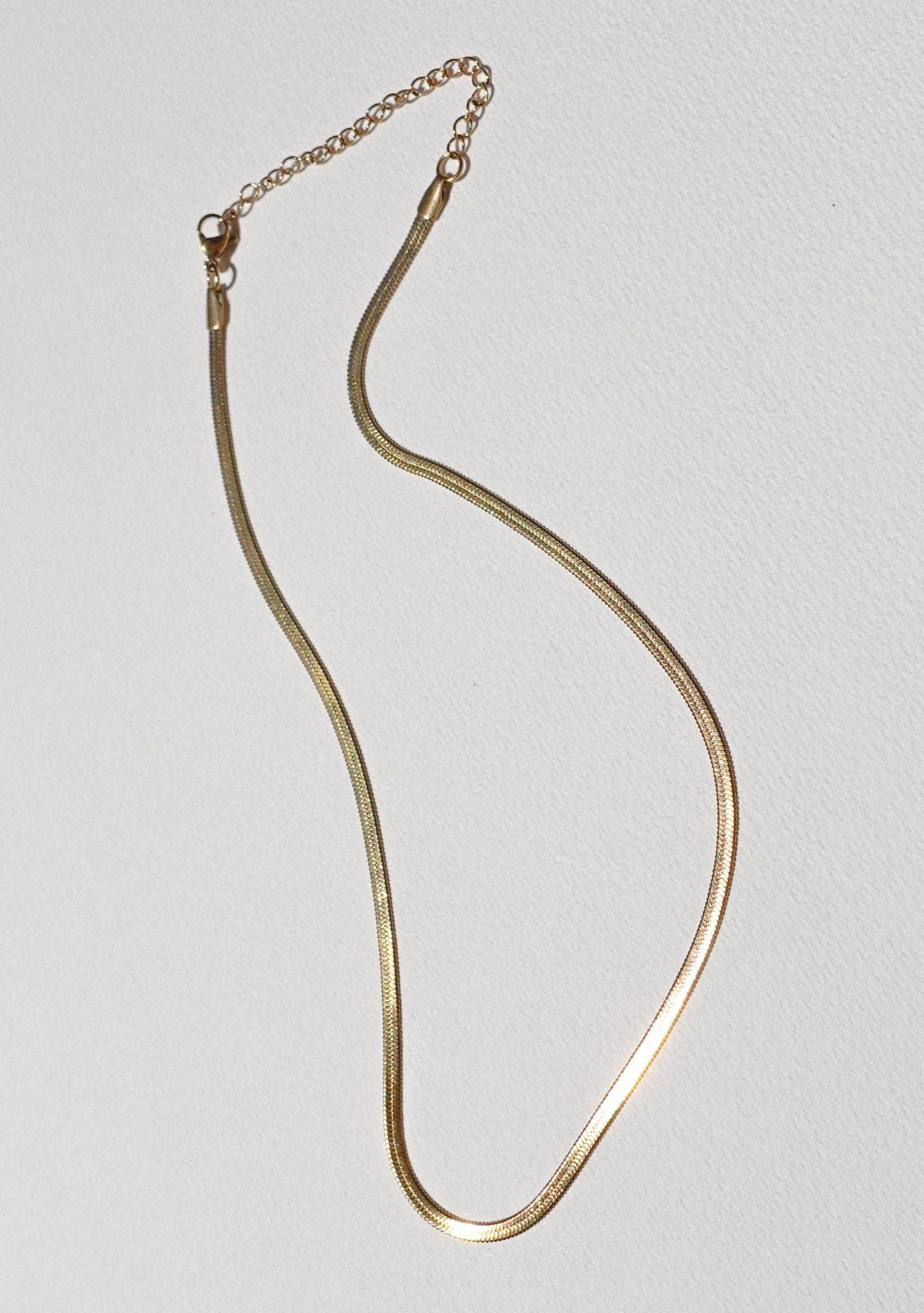 Sphinx 3mm Snake Chain Necklace - Gold