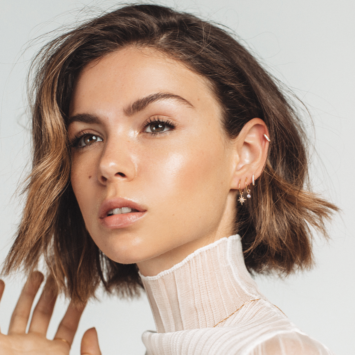 North Star Mini Hoops - Gold