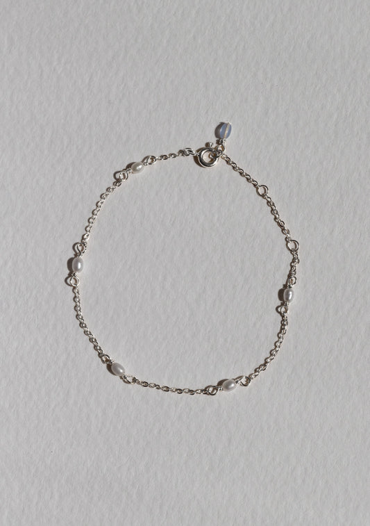 Something Blue Bracelet - Silver