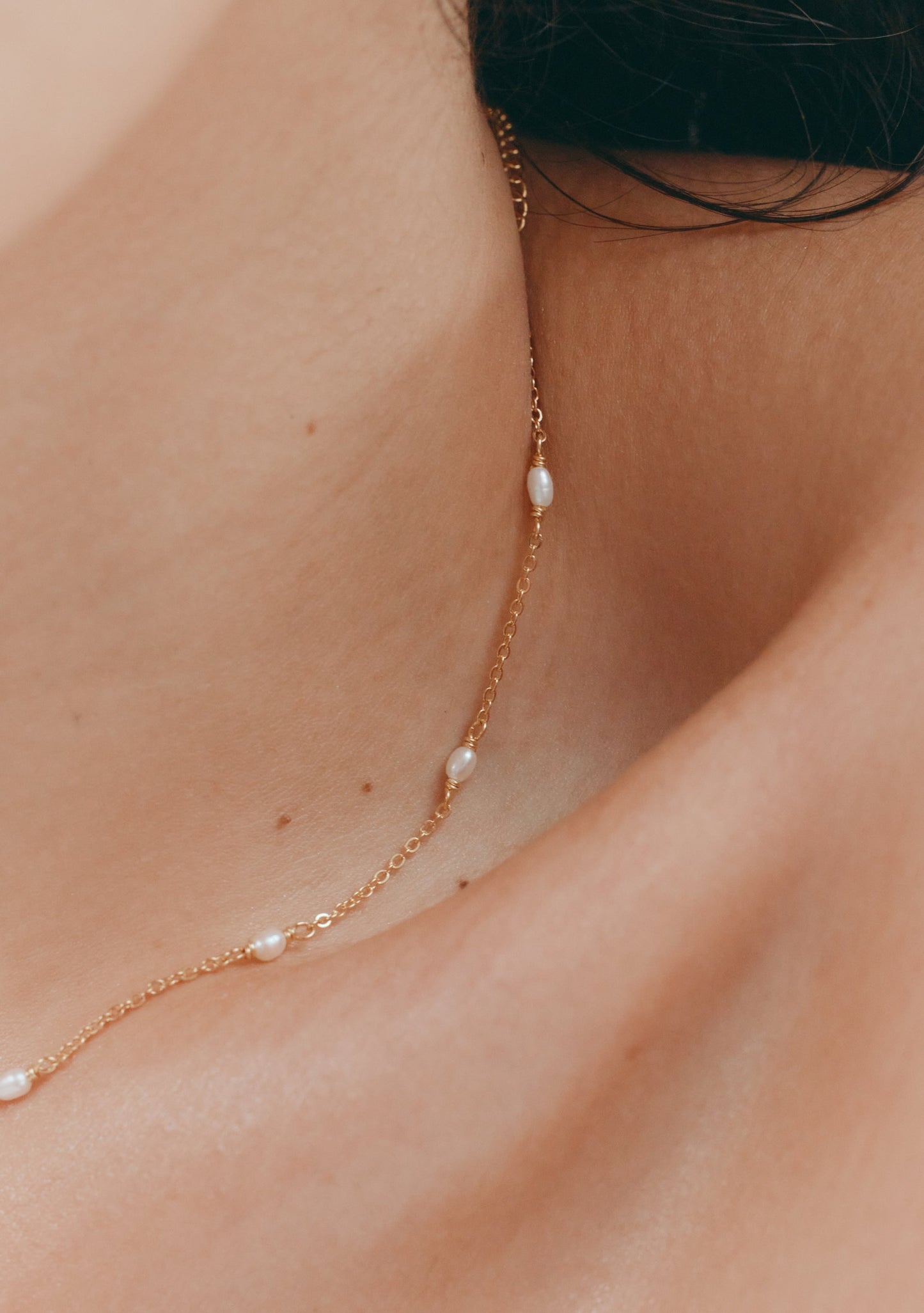 Something Blue Necklace - Gold