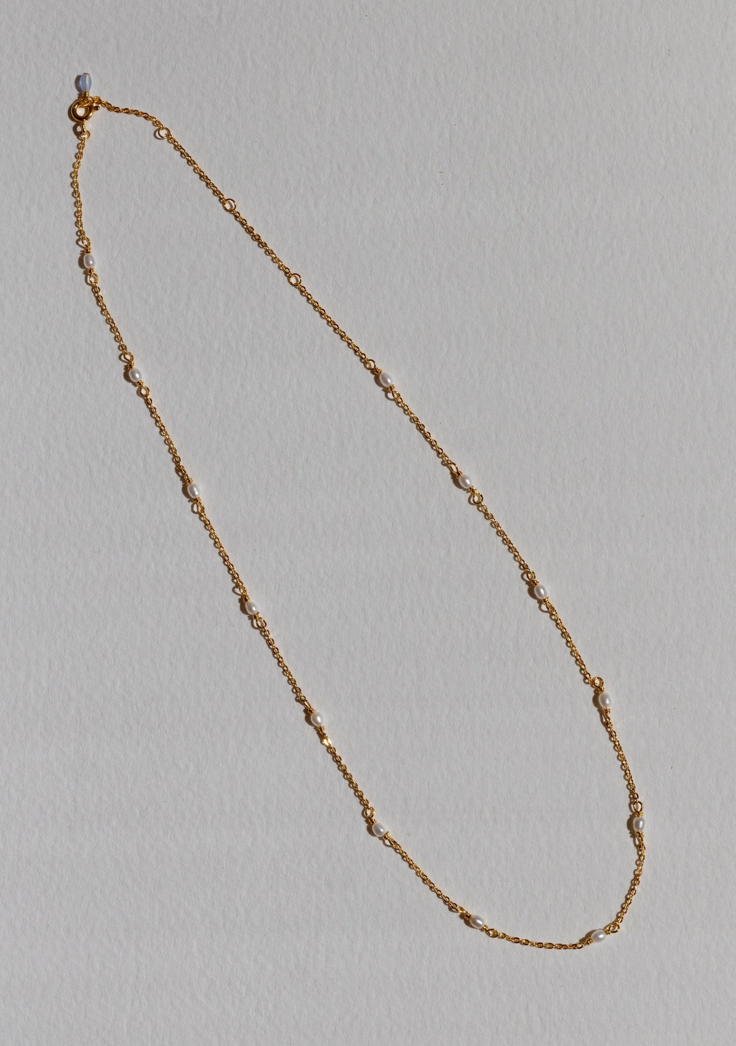 Something Blue Necklace - Gold