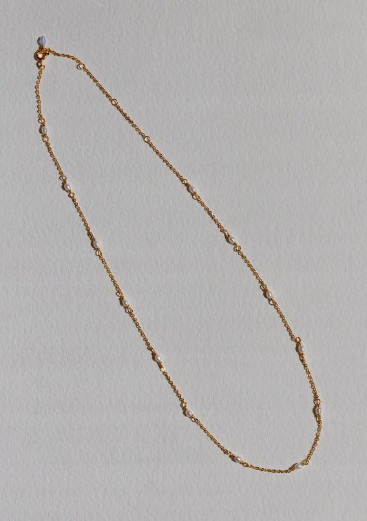 Something Blue Necklace - Gold