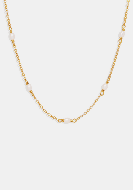 Something Blue Necklace - Gold