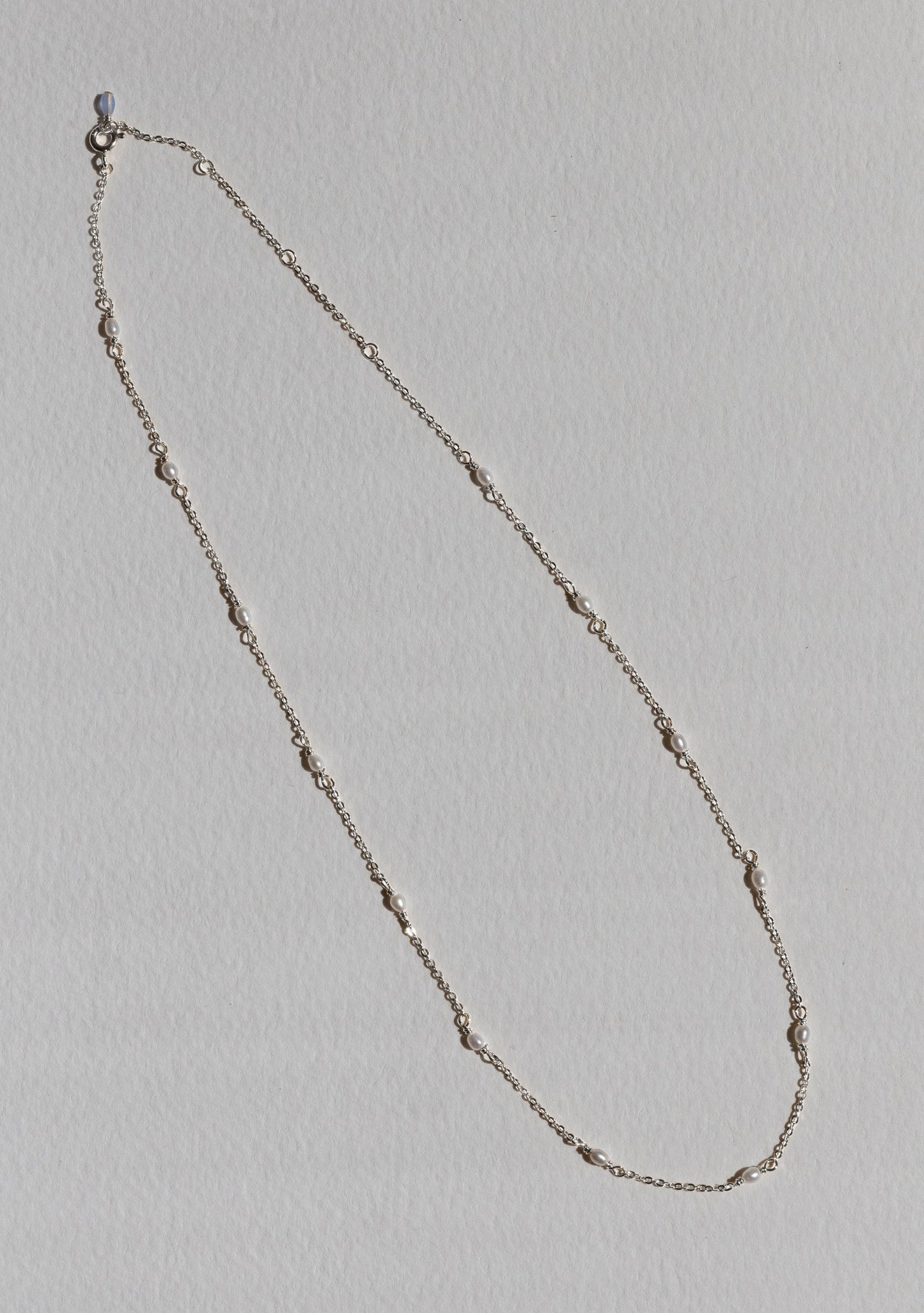 Something Blue Necklace - Silver