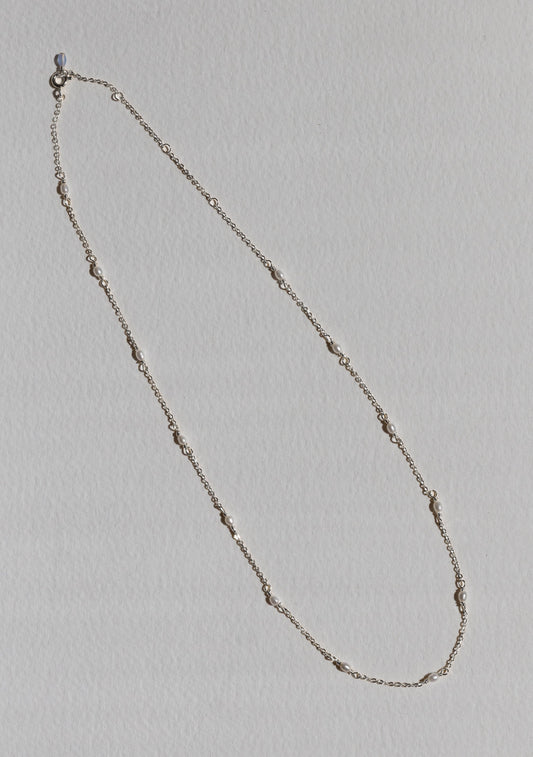 Something Blue Necklace - Silver