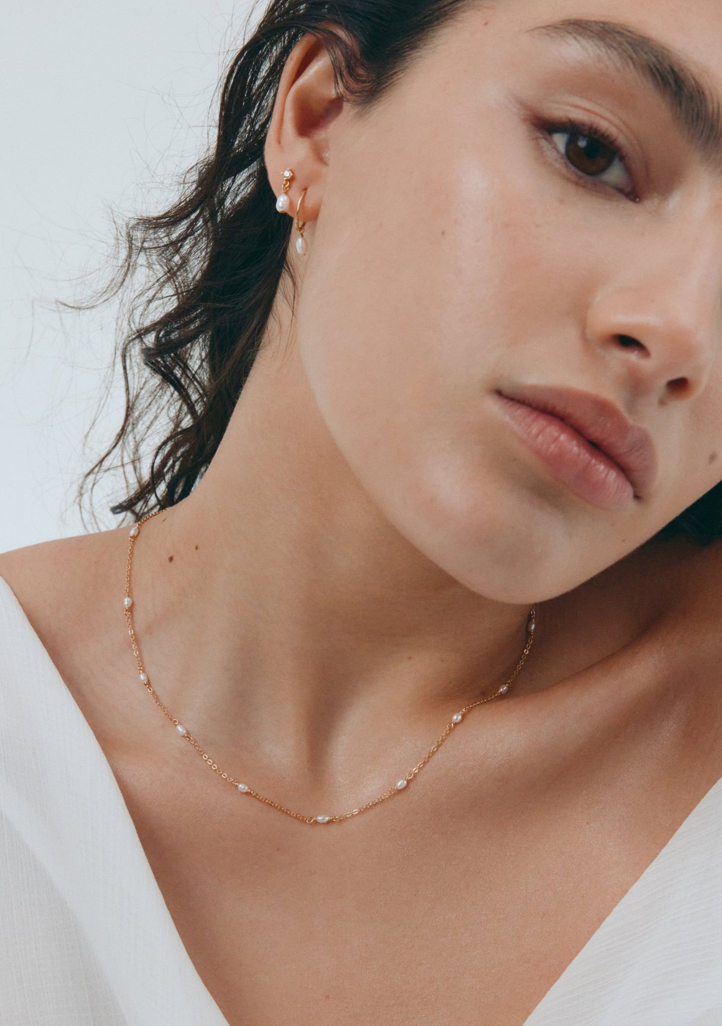 Something Blue Necklace - Gold