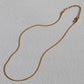 Sphinx 2mm Snake Chain Necklace - Gold