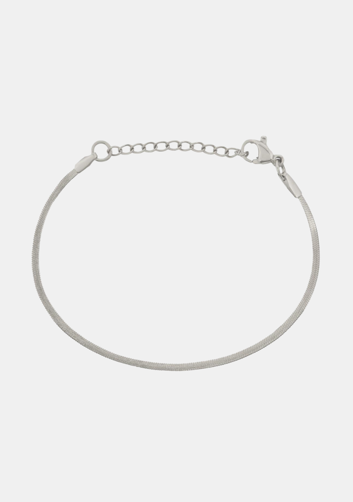 Sphinx 2mm Snake Chain Bracelet - Silver