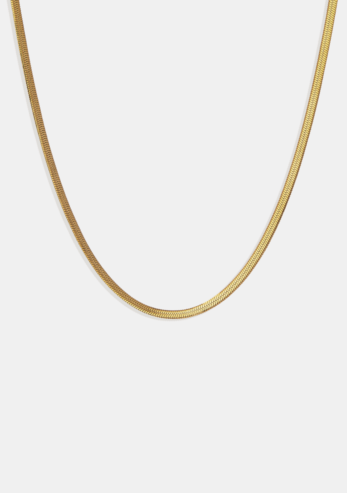 Sphinx 2mm Snake Chain Necklace - Gold