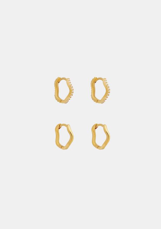 The Vera + Luna Wave Set - Gold