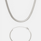 The Sphinx Necklace + Bracelet Set - Silver