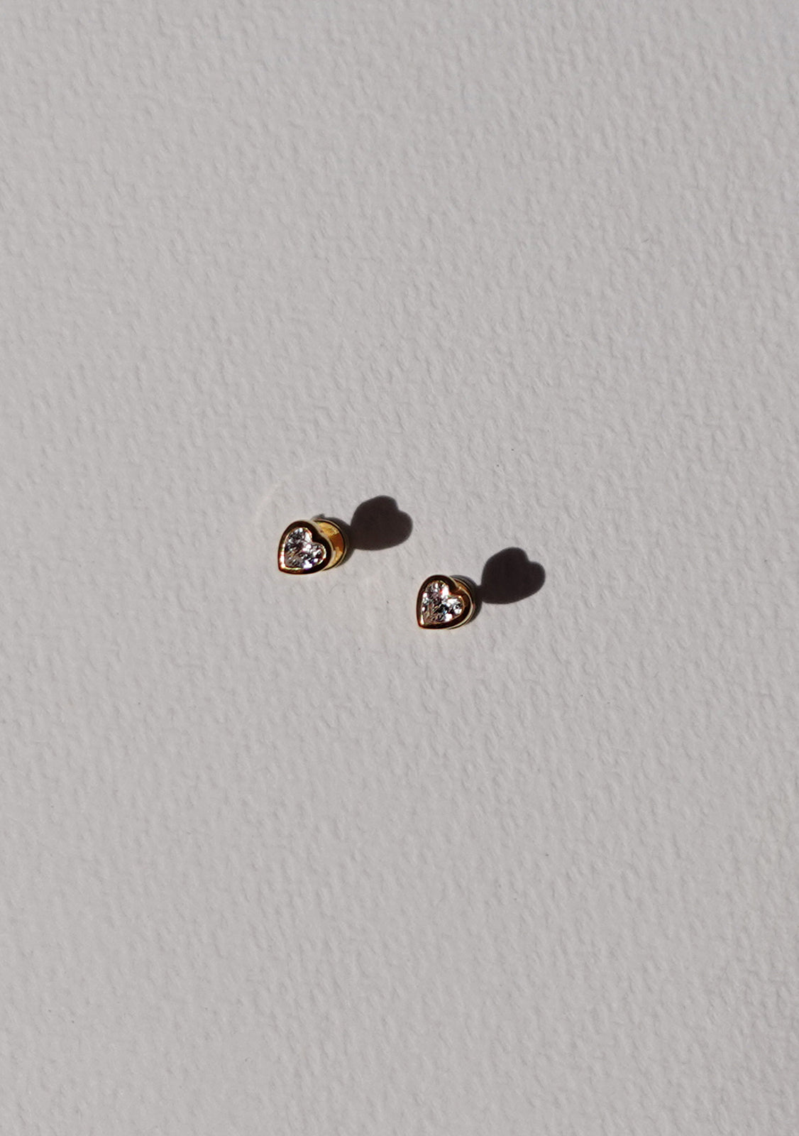 True Love Flat Back Studs - Gold