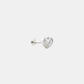 True Love Flat Back Stud - Single - Silver