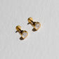 True Love Flat Back Studs - Gold