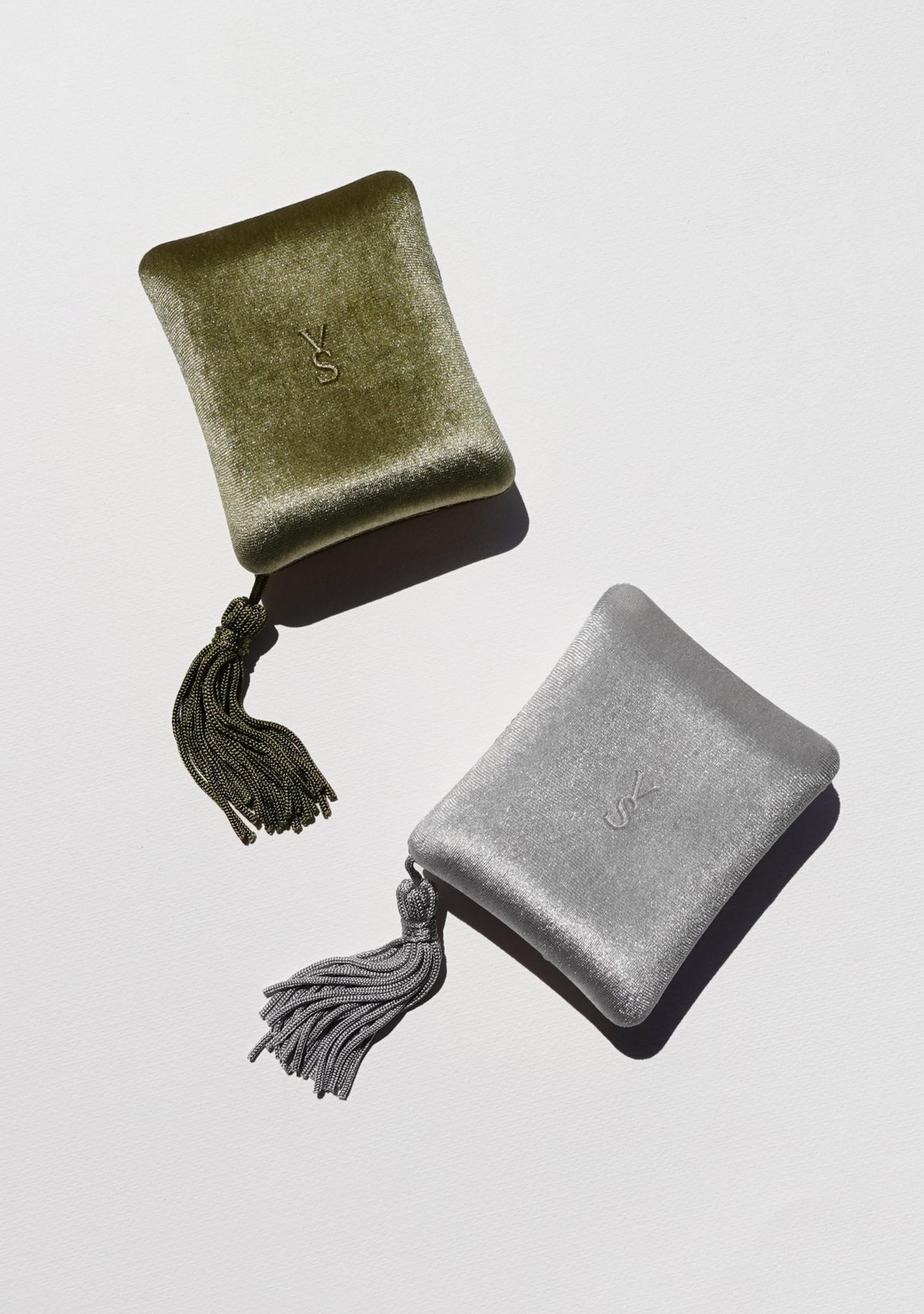 Velvet Jewellery Box - Pistachio