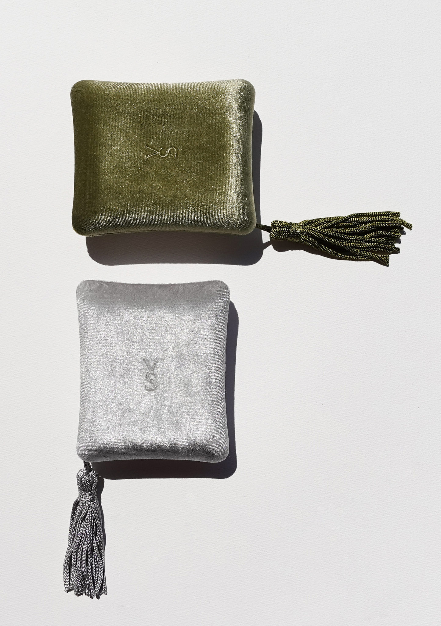 Velvet Jewellery Box - Pistachio