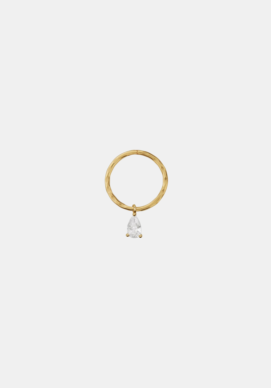 Valentine Mini Hoop - Single - Gold