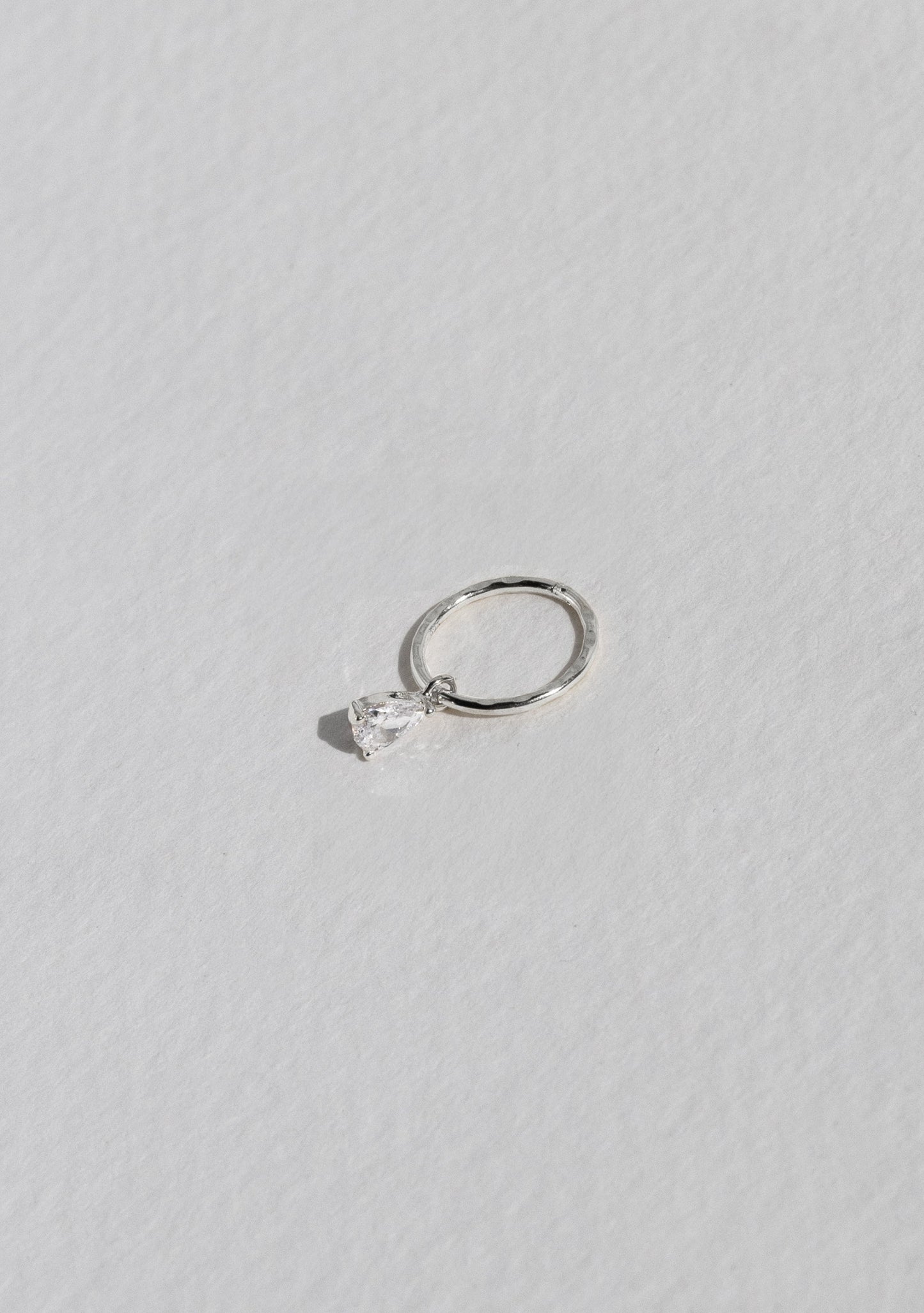 Valentine Mini Hoop - Single - Silver