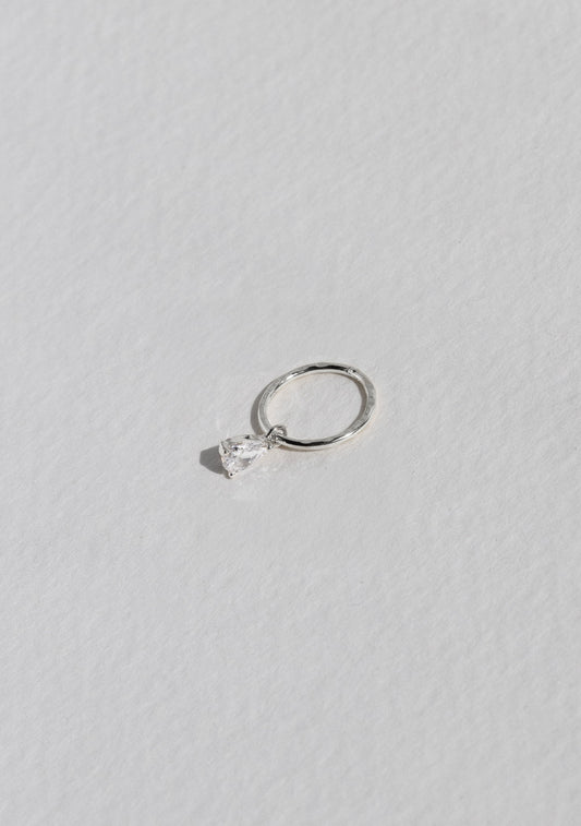 Valentine Mini Hoop - Single - Silver