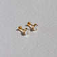 Valentine Flat Back Studs - Gold