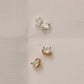 Valentine Flat Back Stud - Single - Silver