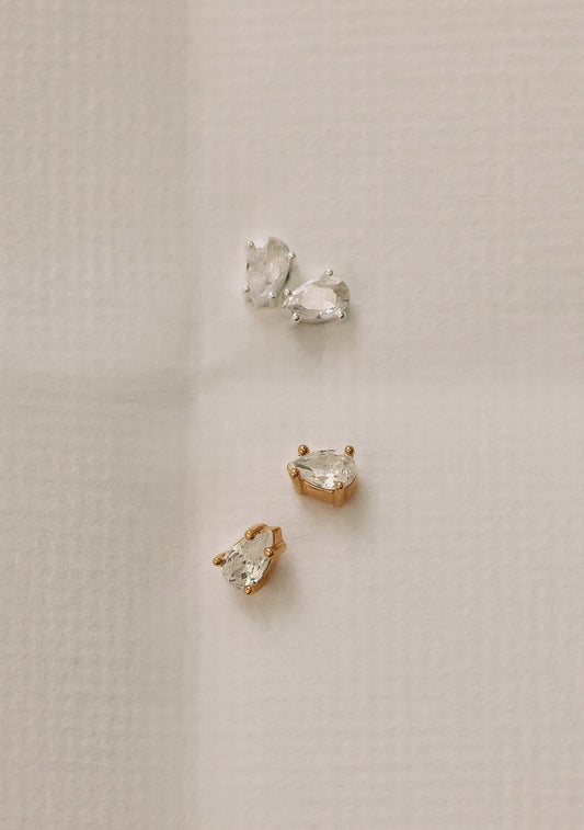 Valentine Studs - Silver