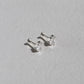 Valentine Flat Back Studs - Silver