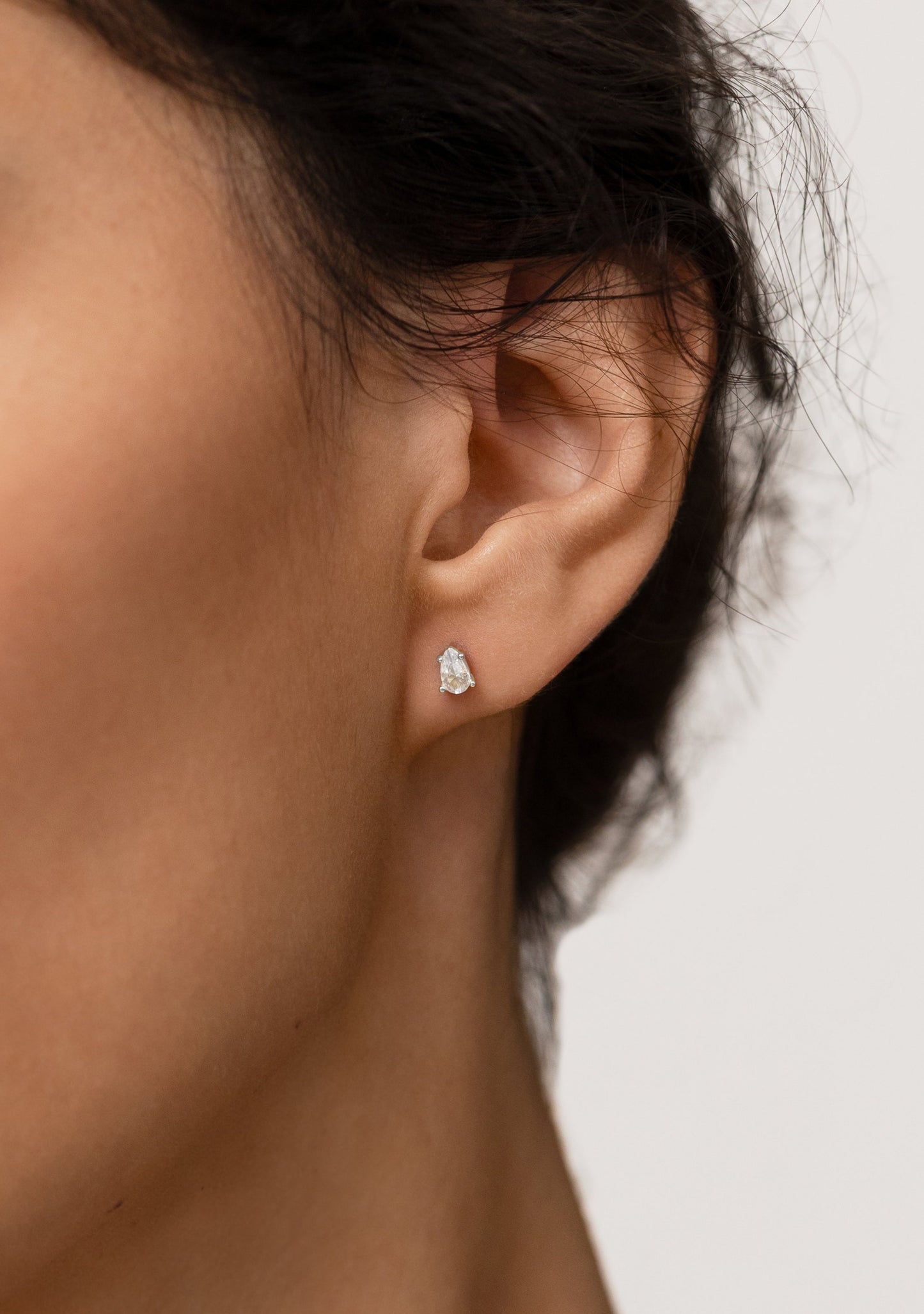 Valentine Flat Back Studs - Silver