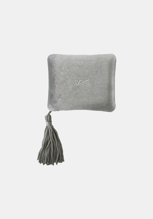 Velvet Jewellery Box - Dove Grey