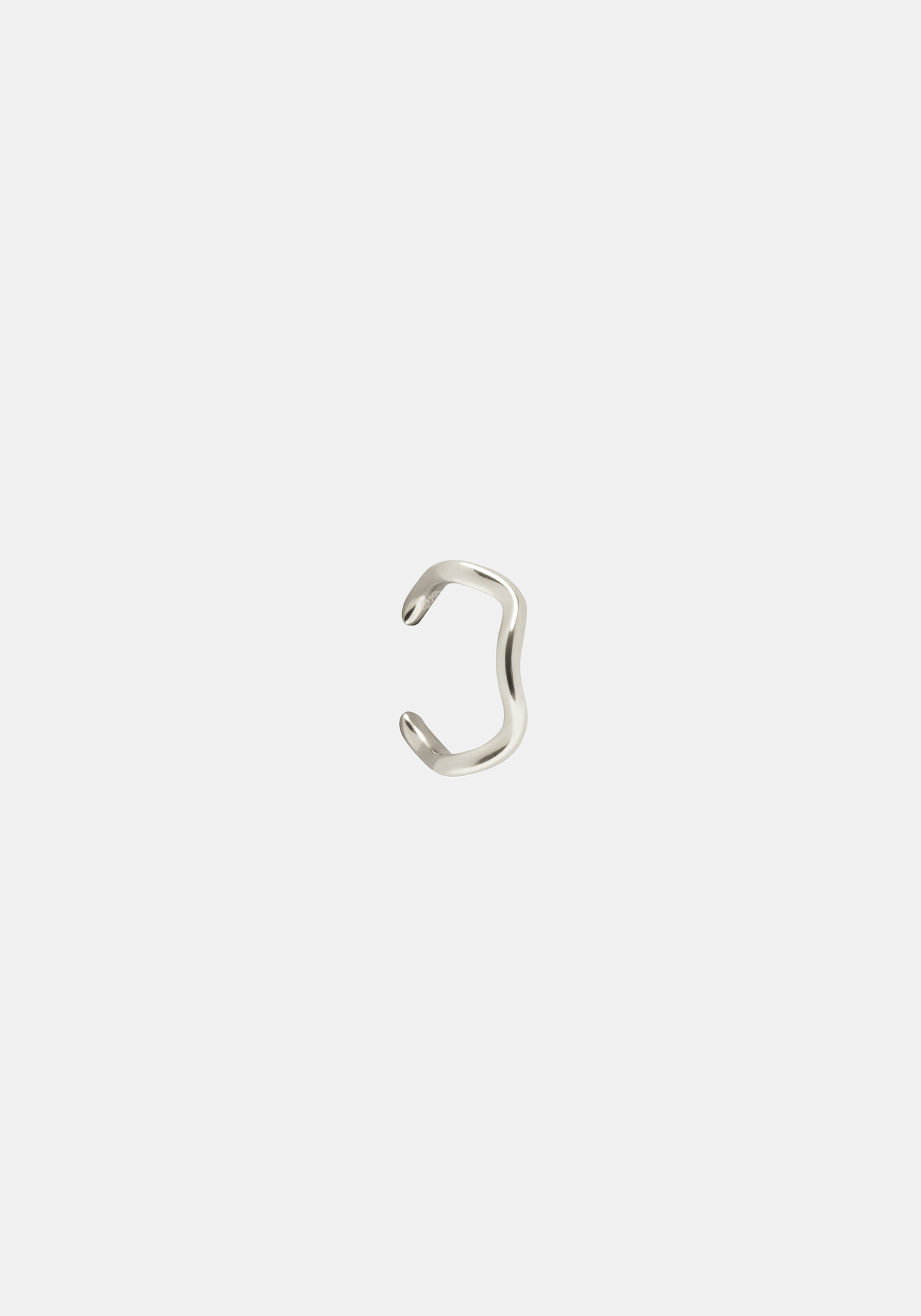 Vera Wave Ear Cuff - Silver