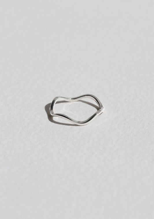 Vera Wave Ring - Silver