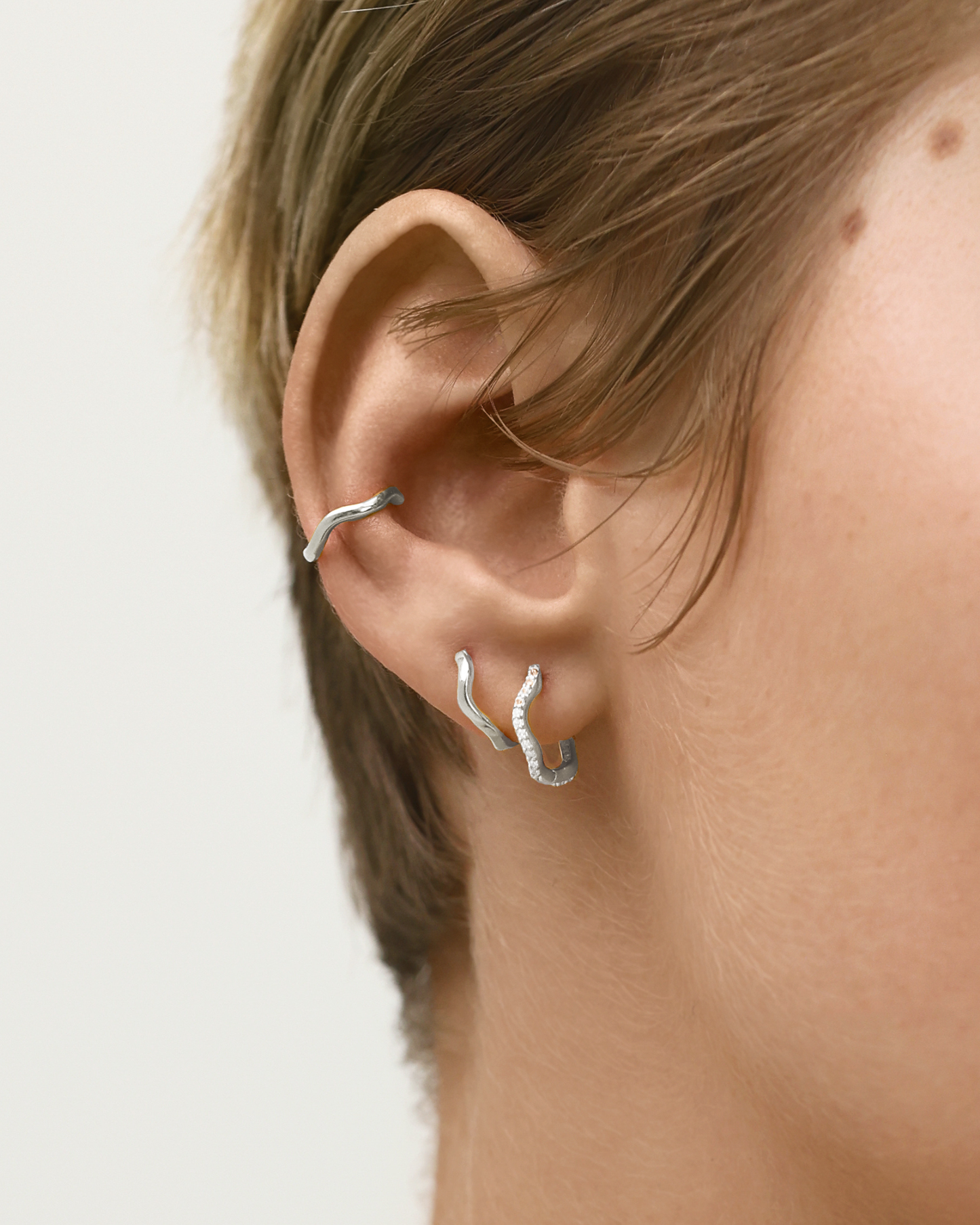 The Vera + Luna Wave Set - Silver