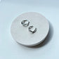 Wabi Sabi Hoops - Silver