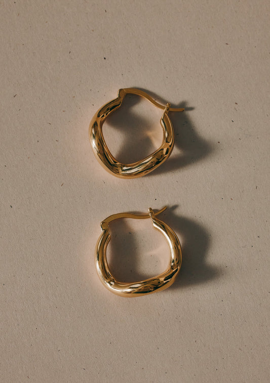 Wabi Sabi Hoops - Gold