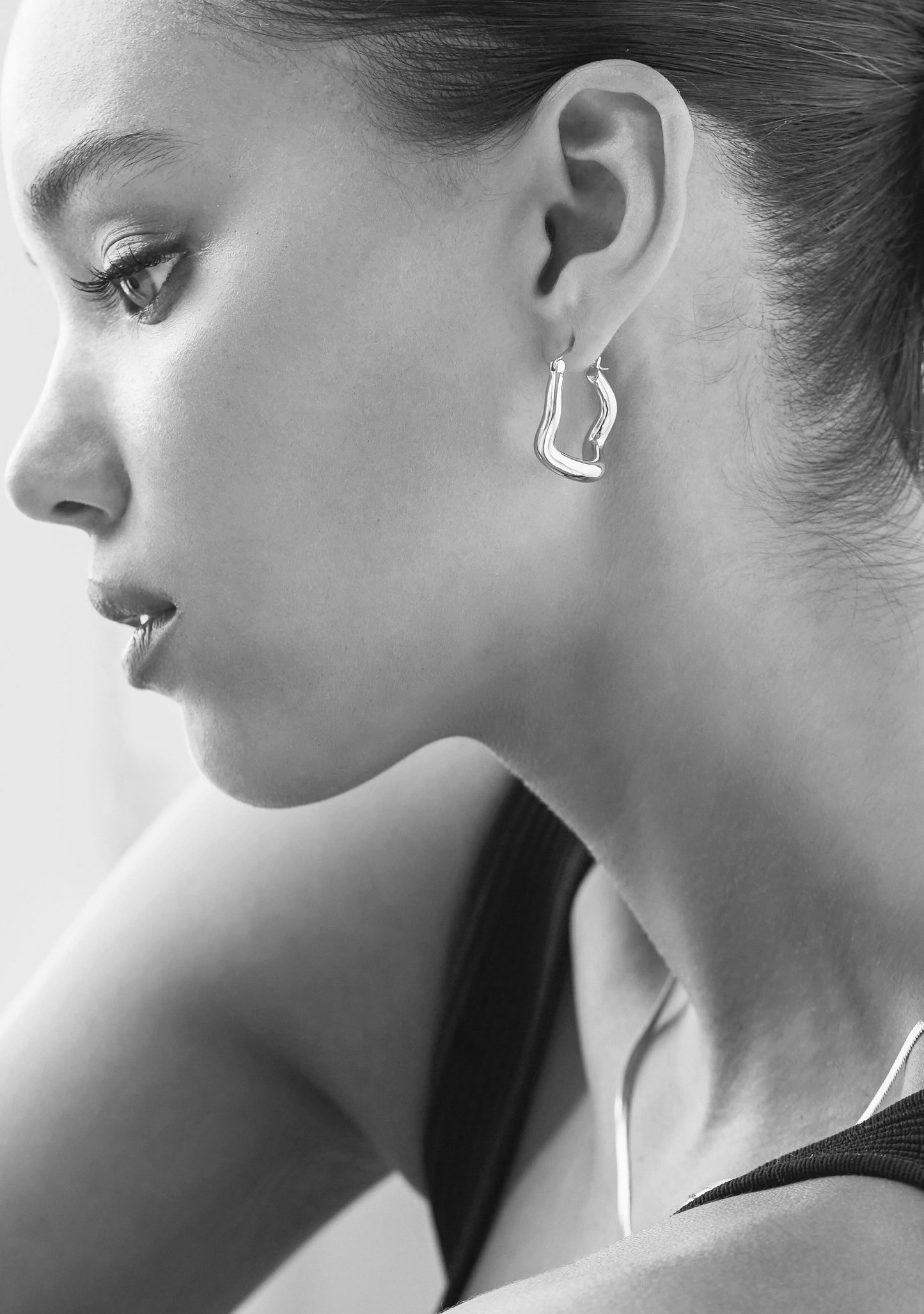 Wabi Sabi Hoops - Silver