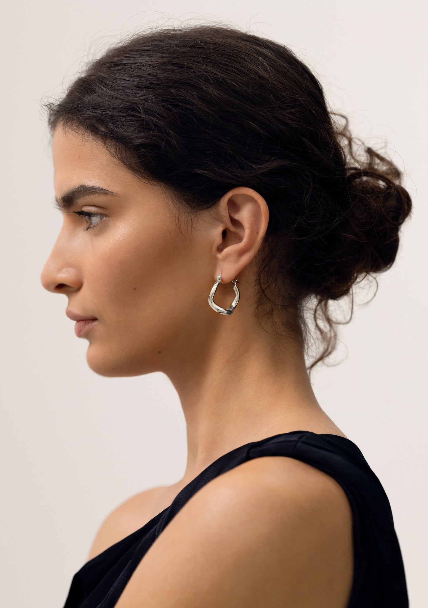 Wabi Sabi Hoops - Silver