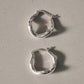 Wabi Sabi Hoops - Silver
