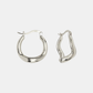 Wabi Sabi Hoops - Silver
