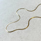 Sphinx 2mm Snake Chain Necklace - Gold